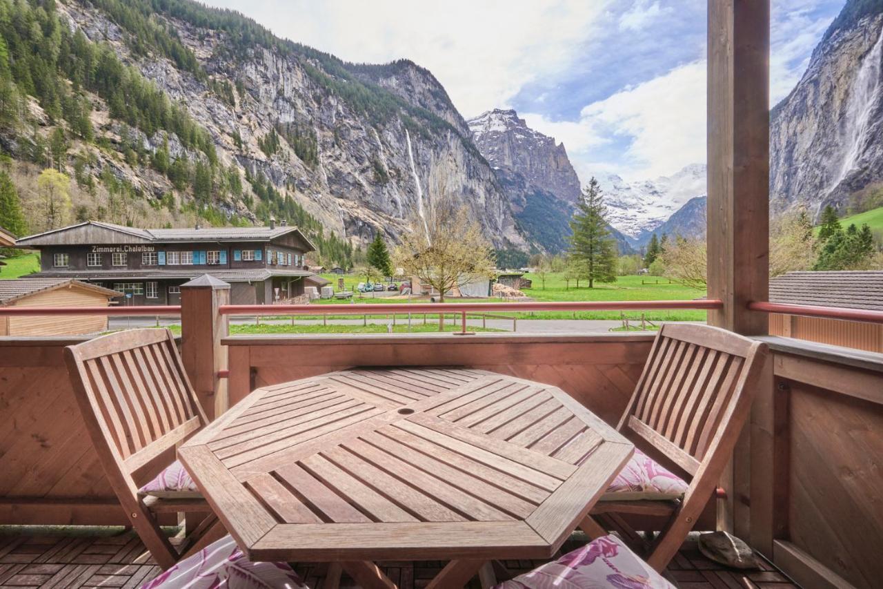 Apartment Mountain View, Luxury, Spacious With Best Views Lauterbrunnen Zewnętrze zdjęcie